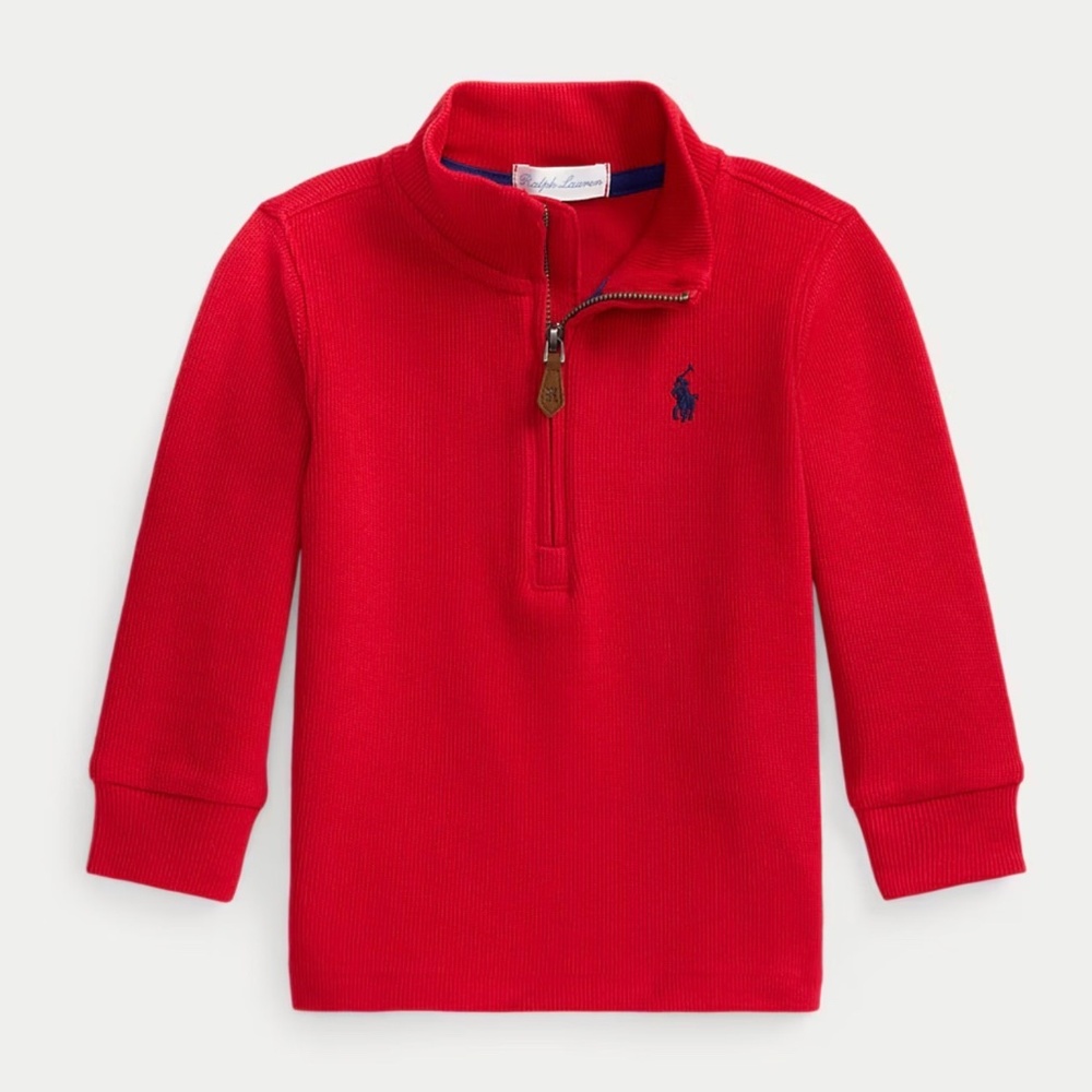 Paul Ralph Polo Ralph Lauren- Estate -Rib Quarter-Zip Pullover